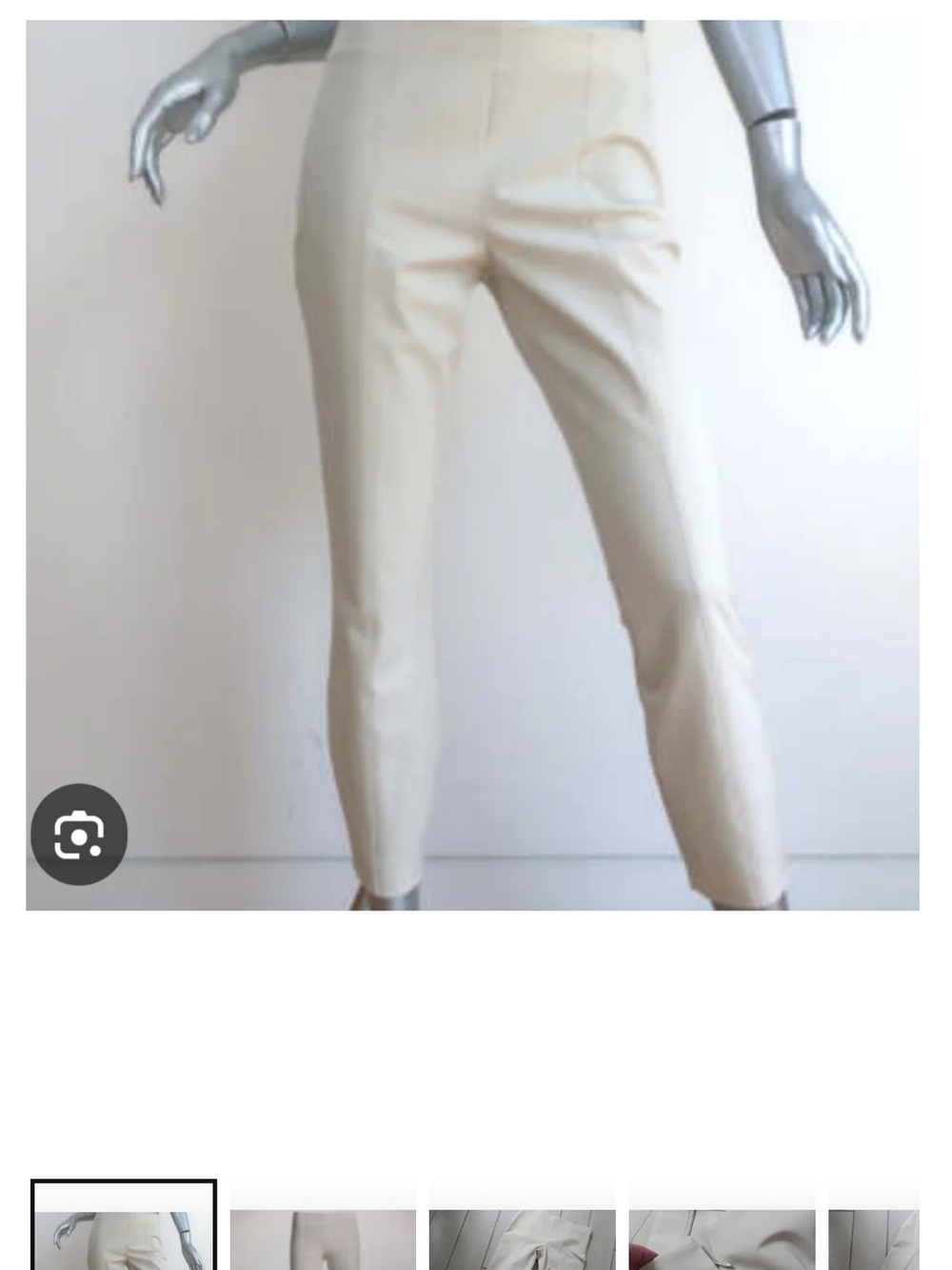 The Row Off White Skinny Pants Size XXS $890